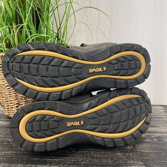 Teva Men’s Brown Forbay Leather Sandal Shoes 11 main image 8